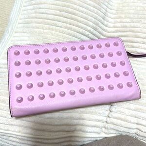 Super cute pink, large banana republic wallet